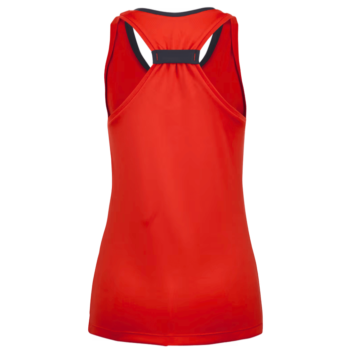Débardeur Babolat Play Tank Top Rouge Femme Dos - Esprit Padel Shop