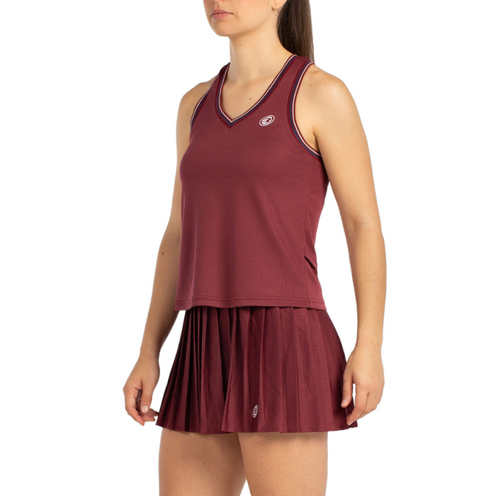 Débardeur Bullpadel Aza Rouge Femme - Esprit Padel Shop