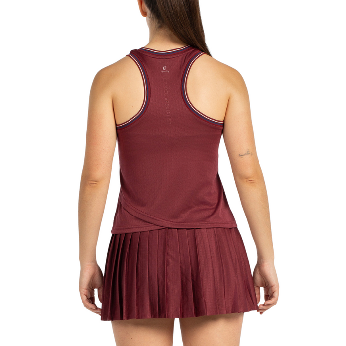 Débardeur Bullpadel Aza Rouge Femme - Esprit Padel Shop