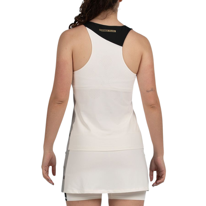 Débardeur Bullpadel Pirac Blanc Femme - Esprit Padel Shop