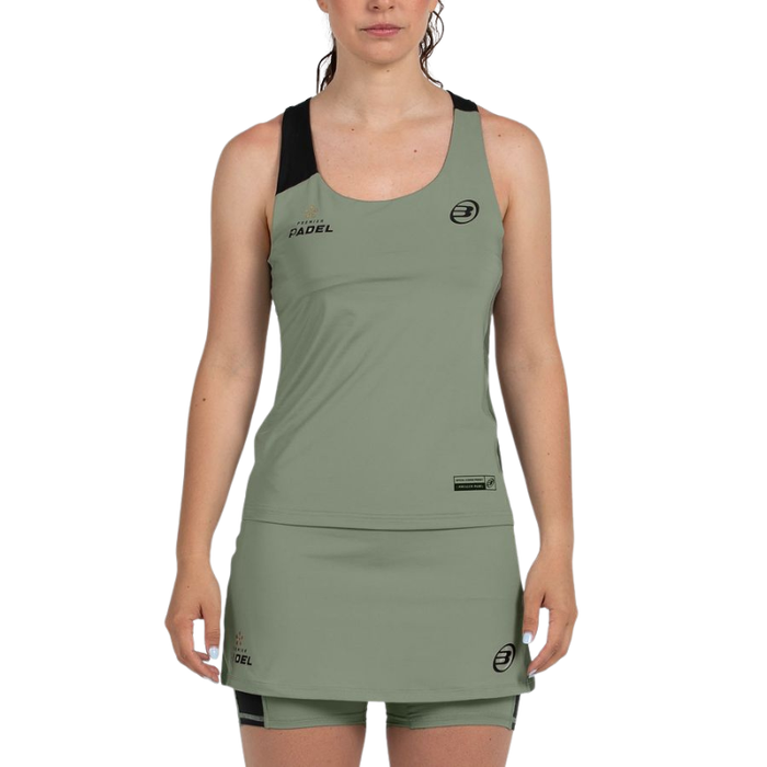 Débardeur Bullpadel Pirac Kaki Femme - Esprit Padel Shop