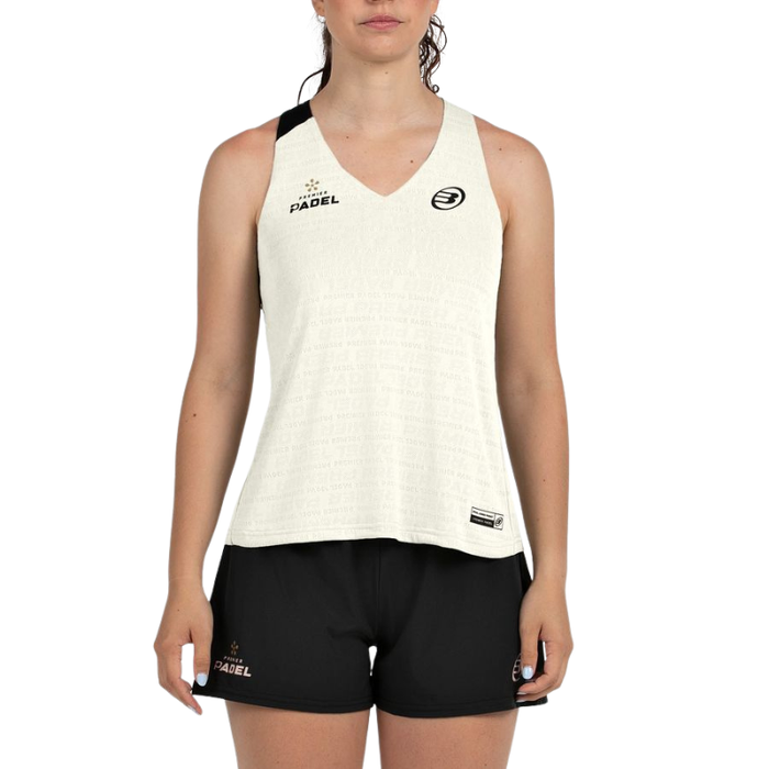 Débardeur Bullpadel Piura Blanc Femme - Esprit Padel Shop