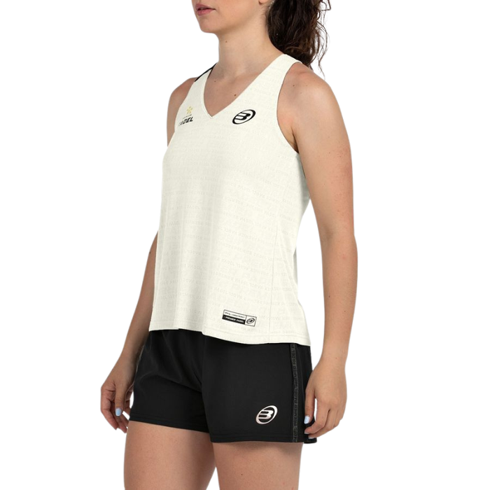 Débardeur Bullpadel Piura Blanc Femme - Esprit Padel Shop