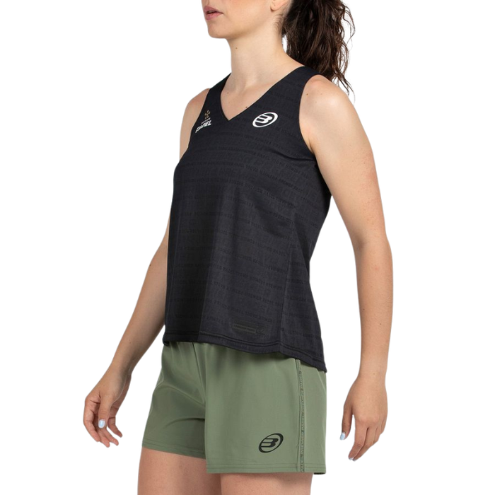 Débardeur Bullpadel Piura Noir Femme - Esprit Padel Shop