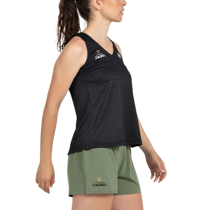 Débardeur Bullpadel Piura Noir Femme - Esprit Padel Shop