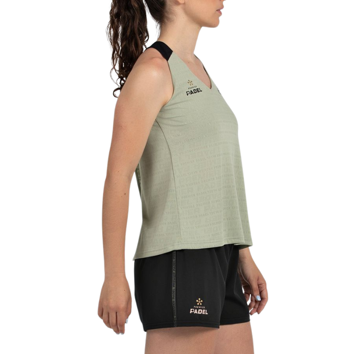 Débardeur Bullpadel Piura Vert Femme - Esprit Padel Shop