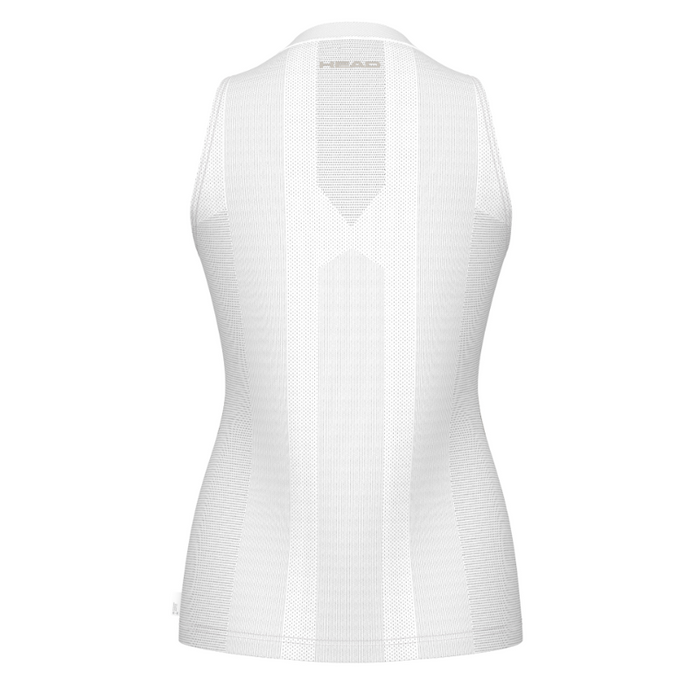Débardeur Head Performance Tank Top Blanc/Bleu Femme - Esprit Padel Shop