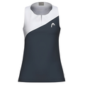 Débardeur Head Spirit Tank Top Blanc/Bleu Marine Femme - Esprit Padel Shop