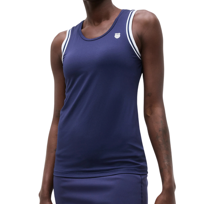 Débardeur K-Swiss Hypercourt Singlet Bleu Marine Femme - Esprit Padel Shop