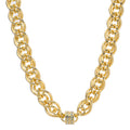 Divine Lux Magnetic 30" Interchangeable Necklace (Goldtone)