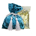 Divine Velvet Follydust Pouch (Misty Blue)