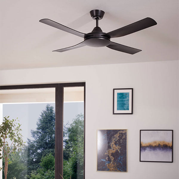 Eglo Bondi 48" 122cm Ceiling Fan - Black - The Blue Space