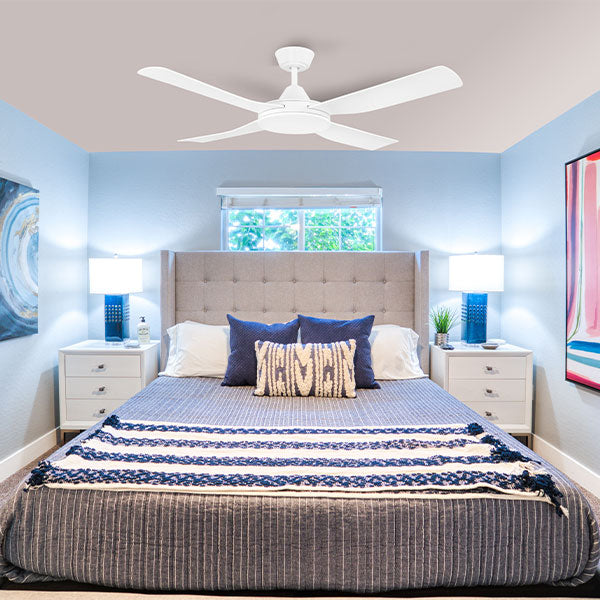 Eglo Bondi 48" 122cm Ceiling Fan - White - The Blue Space