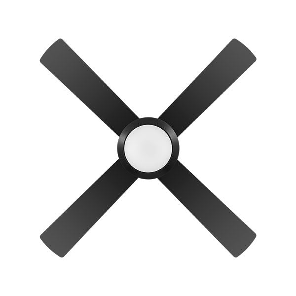 Eglo Bondi 52" 132cm Ceiling Fan - Black - The Blue Space
