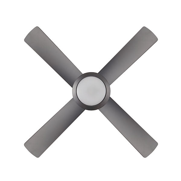 Eglo Bondi 48" 122cm Ceiling Fan with 20W LED CCT Light - Titanium - The Blue Space