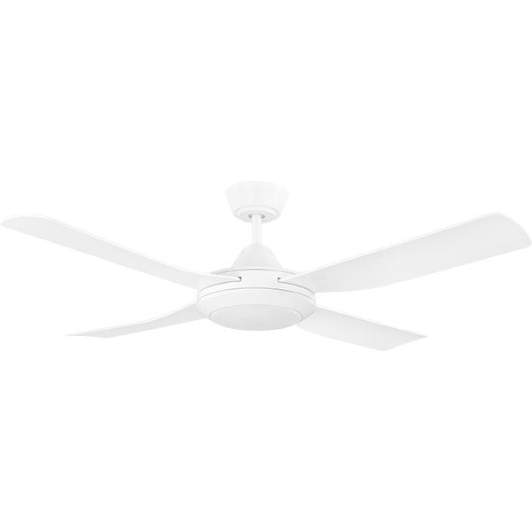 Eglo Bondi 52" 132cm Ceiling Fan 20W LED Light - Black - The Blue Space