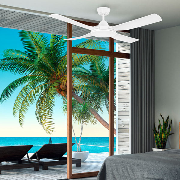 Eglo Bondi 52" 132cm Ceiling Fan - White - The Blue Space