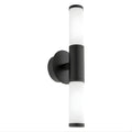 Eglo Palmera 2 x 4.5W LED Wall Light - Black - The Blue Space