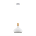 Eglo Sabinar ES 28cm Pendant - White - The Blue Space
