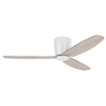 Eglo Seacliff 52" 132cm DC Ceiling Fan White with Oak online at The Blue Space