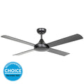 Eglo Stradbroke 48" 122cm DC Ceiling Fan - Black - The Blue Space