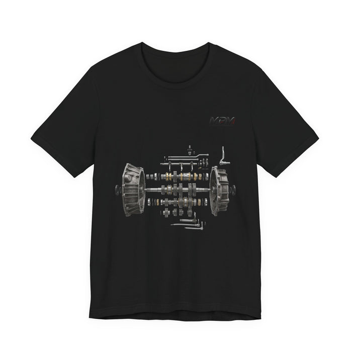Engine Blueprint Graphic Tee — Mechanical Schematic T-Shirt | MPM Tuning Design
