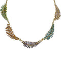 Fairy Foliage Couture Necklace (Goldtone)