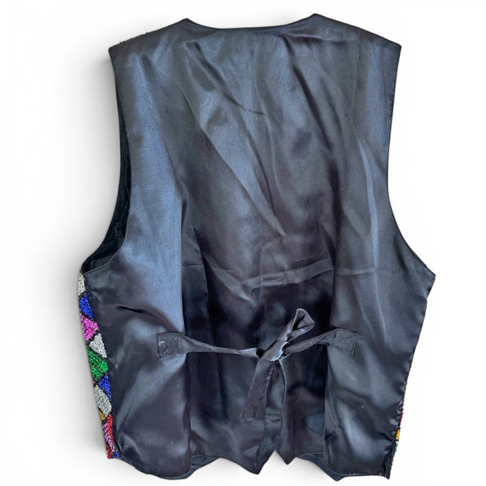 Fairyland 2000 Masquerade Sequin Vest (Black/Medium)