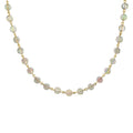 Fantasia 8mm Beaded Necklace (Goldtone/Dragon Green)