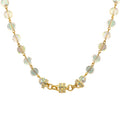 Fantasia Crystal Magnetic Interchangeable Necklace (Goldtone/Dragon Green)