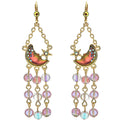 Fantasia Mystic Moon Shadow Leverback Earrings (Goldtone/Mystic Iridis)