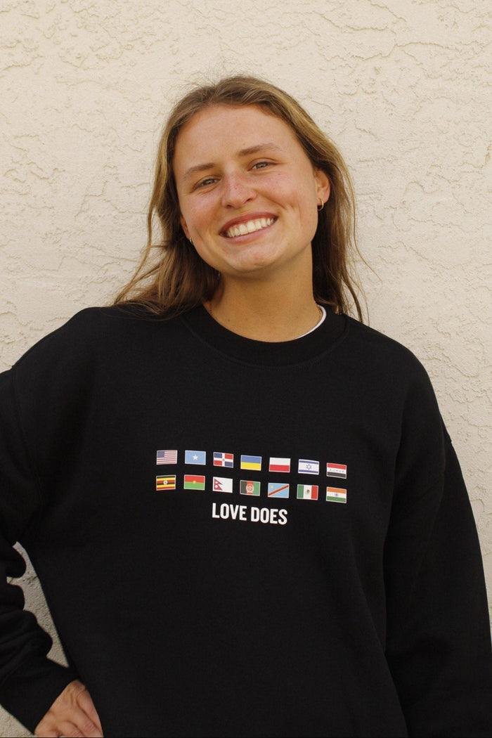 Flag Crewneck Sweatshirt