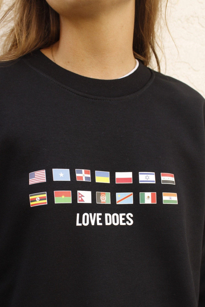 Flag Crewneck Sweatshirt