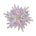 Flirty Romance Marquise Flower Pin (Goldtone/Vitrial)