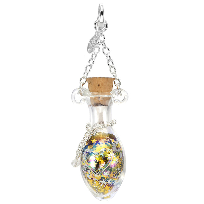 Follydust Hand Blown Glass Open Ring Charm (Sterling Silvertone)