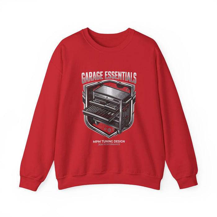 Garage Essentials Toolbox Crewneck Sweatshirt | MPM Tuning Design