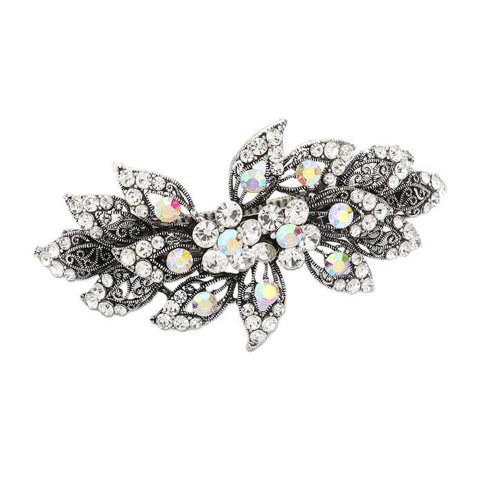 Garden Splendor Barrette (Silvertone)