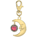 Goddess Mystic Seaview Moon Bag Charm (Goldtone/Mystic Iridis)