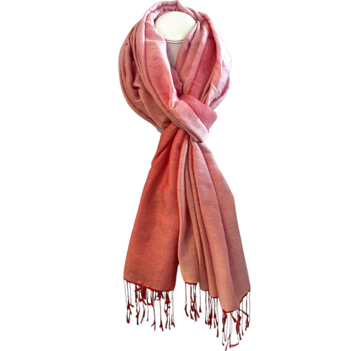 Goddess Pashmina Silk Shawl (Bubblegum)
