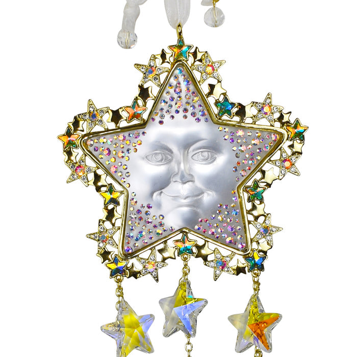 Goddess Seaview Star Rider Wind Chime (Goldtone)