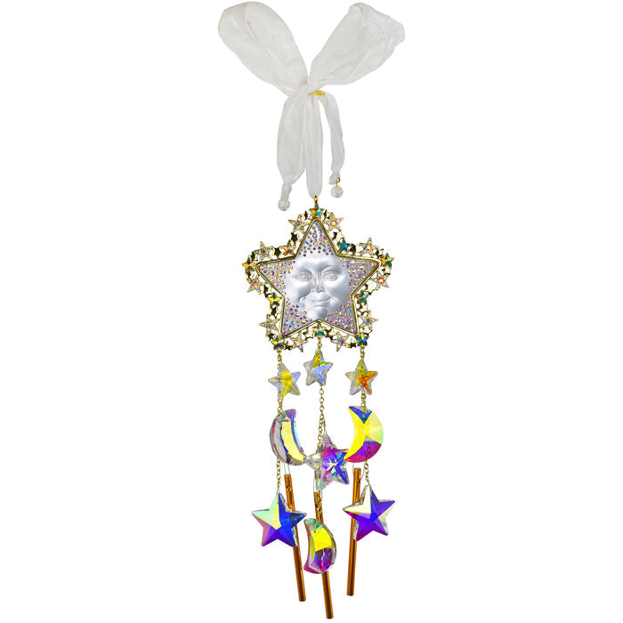 Goddess Seaview Star Rider Wind Chime (Goldtone)