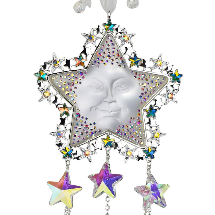 Goddess Seaview Star Rider Wind Chime (Sterling Silvertone)