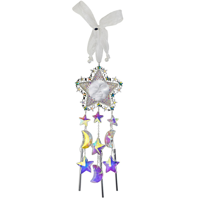 Goddess Seaview Star Rider Wind Chime (Sterling Silvertone)