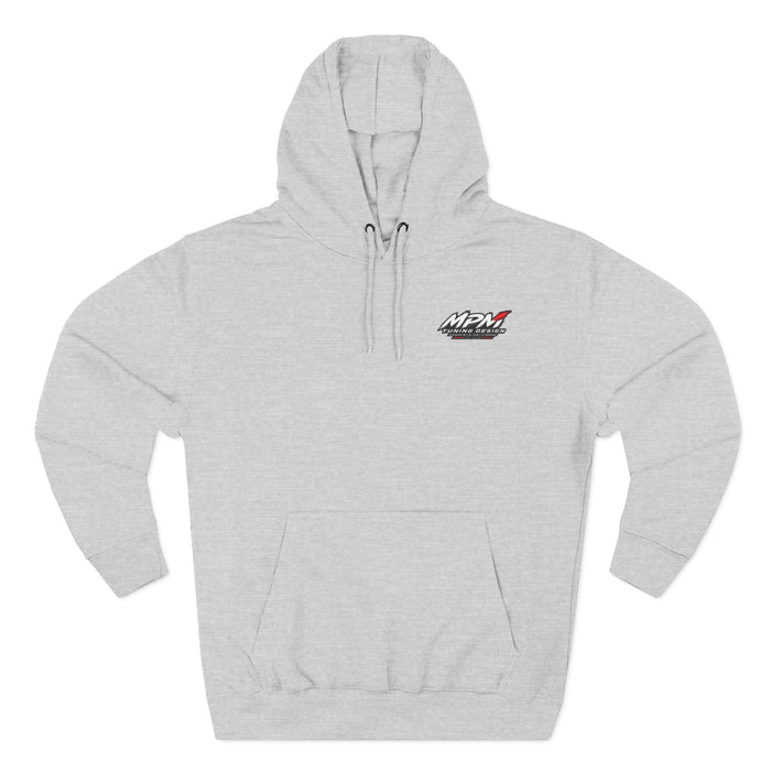 High RPM Hoodie — Forged Performance Engine Graphic Pullover | MPM Tuning Design