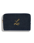 Indigo Denim (Makeup Pouch)
