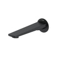 Indigo Savina basin/bath spout with matte  black finish and 180mm spout projection | The Blue Space