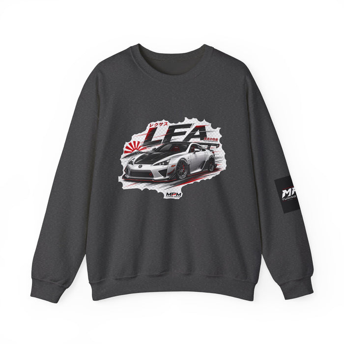 JDM Racing Car Crewneck Sweatshirt — LEA Sports Car Graphic | MPM Tuning Design