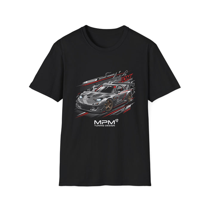 JDM Racing Car T-Shirt — Turbo Sports Coupe Graphic Tee | MPM Tuning Design