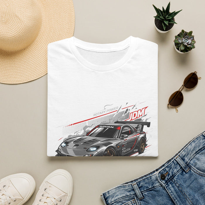 JDM Racing Car T-Shirt — Turbo Sports Coupe Graphic Tee | MPM Tuning Design