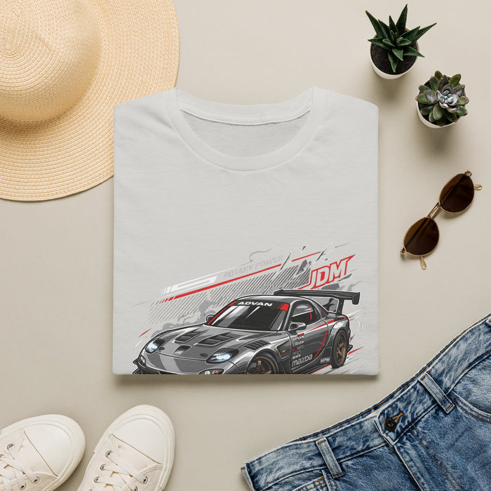 JDM Racing Car T-Shirt — Turbo Sports Coupe Graphic Tee | MPM Tuning Design